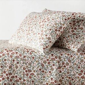 Full 400 Thread Count Performance Sheet Set Warm Floral - Threshold